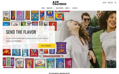 CraveBox website screenshot