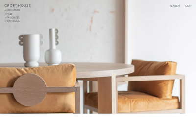Croft House website screenshot