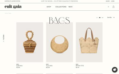 CULT GAIA website screenshot