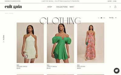 CULT GAIA website screenshot