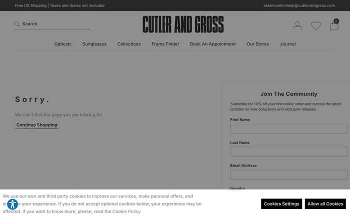 Cutler and Gross screenshot