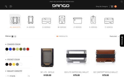 Dango Products website screenshot