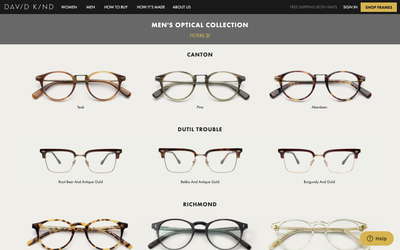 DAVID KIND website screenshot