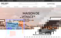 DELSEY USA website screenshot