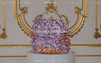 Delvaux website screenshot
