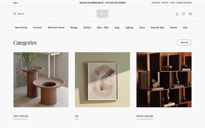 Design Within Reach website screenshot