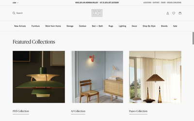 Design Within Reach website screenshot