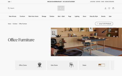 Design Within Reach website screenshot