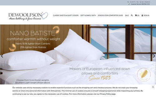 DeWoolfson Linens