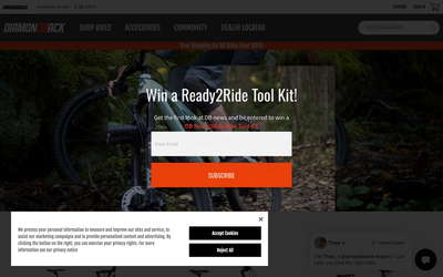 Diamondback Bikes website screenshot