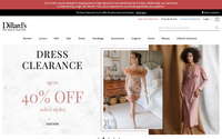 Dillard's website screenshot