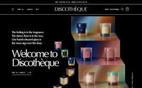DISCOTHÈQUE website screenshot
