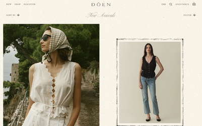 Dôen website screenshot