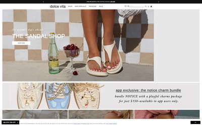 Dolce Vita website screenshot