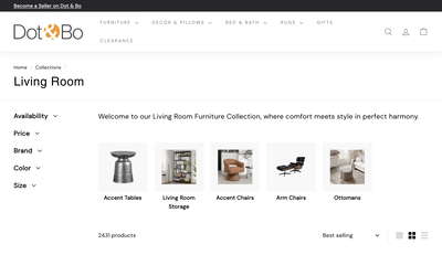 Dot & Bo website screenshot