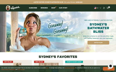Dr. Squatch website screenshot