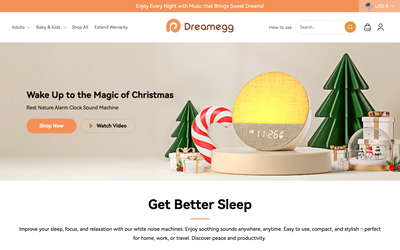 Dreamegg website screenshot