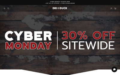 DRI DUCK website screenshot