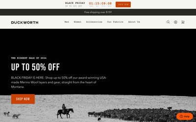 Duckworth website screenshot