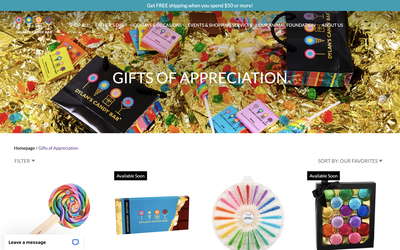 Dylan's Candy Bar website screenshot