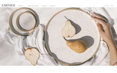 Earthen website screenshot