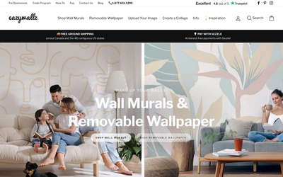 Eazywallz website screenshot