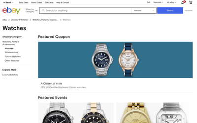 eBay website screenshot