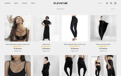 eleven44 website screenshot
