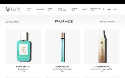 Ellis Brooklyn website screenshot