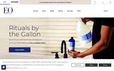 EO Products website screenshot