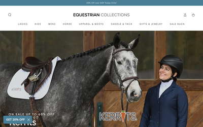 EquestrianCollections website screenshot