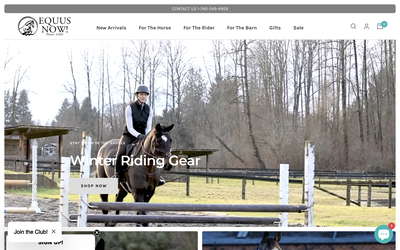 Equus Now! website screenshot