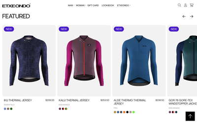 Etxeondo website screenshot
