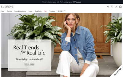 Evereve website screenshot