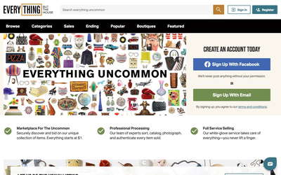 Everything But The House website screenshot