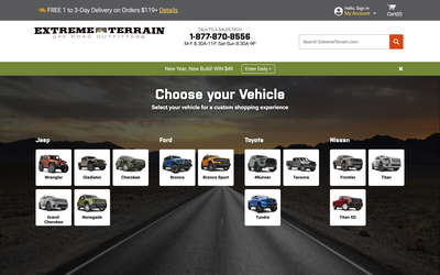 ExtremeTerrain.com website screenshot