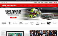 F1 Authentics website screenshot