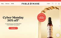 Fable & Mane website screenshot