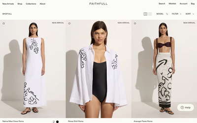 Faithfull the Brand website screenshot
