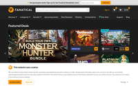 Fanatical website screenshot