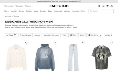 Farfetch website screenshot