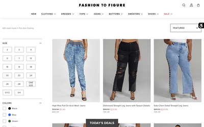 Fashion To Figure website screenshot