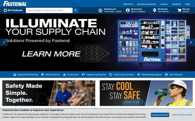 Fastenal website screenshot