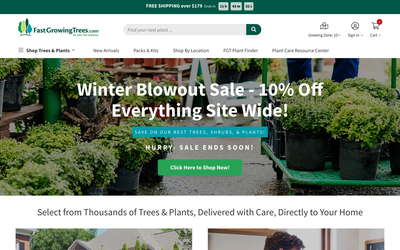 FastGrowingTrees.com website screenshot