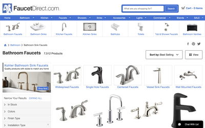 FaucetDirect.com on Shomp