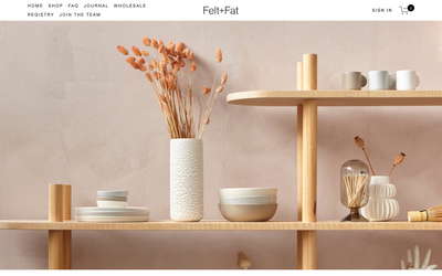FELT+FAT website screenshot