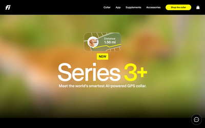 Fi website screenshot