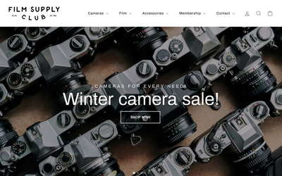 Filmsupply Club website screenshot