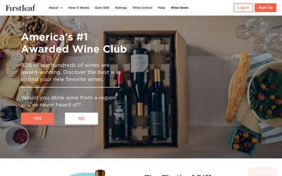 Firstleaf website screenshot