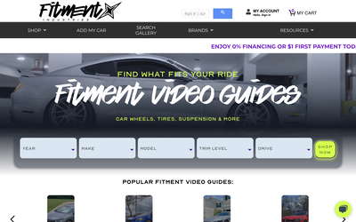 Fitment Industries website screenshot
